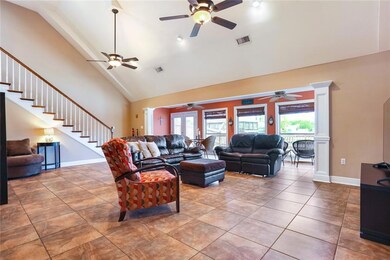 Oversized living room area.