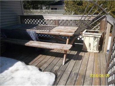 Exterior Back. deck