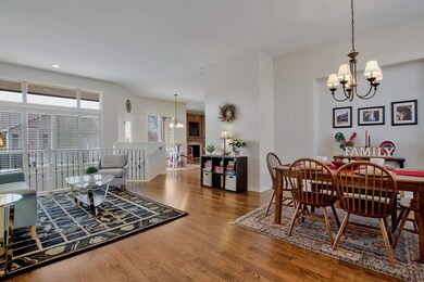 Open to Dining Room and Kitchen