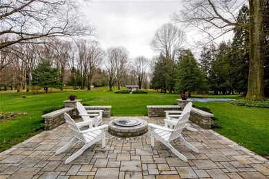 Warm up by your own built in fire pit on the exten