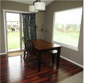 Dining room area with lots of natural light!