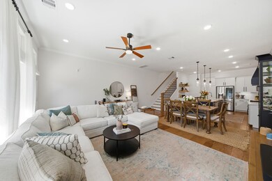 This is a sizable sectional and it fits perfectly in the living room.