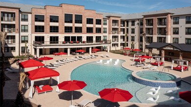 Resort style pool with spa