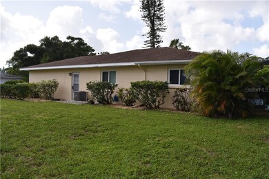 North side of residence