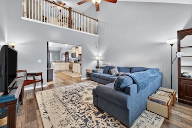Living room looking into Kitchen