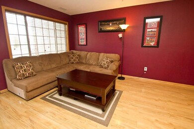 Living area and view of front window
