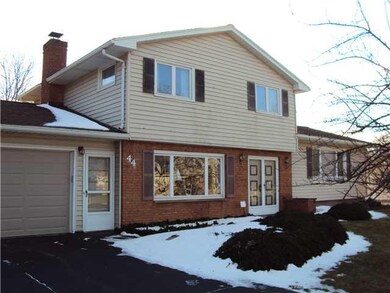 Exterior Front VINYL SIDED WITH BRICK* 2 CAR GARAG