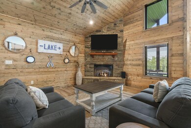 Living Area with Fireplace