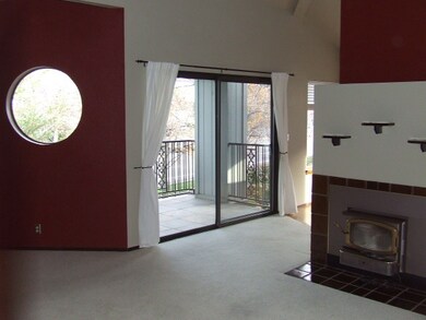 Looking towards balcony slider