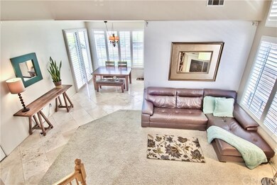 Family Room with High Ceilings