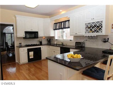 Kitchen - Custom Cabinets, Beautiful Granite Count