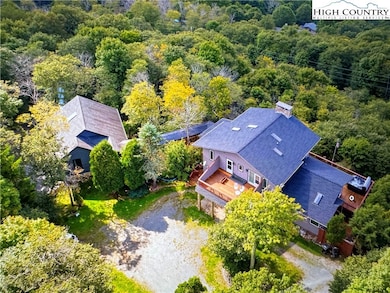 Both Homes - aerial view