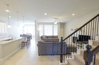 From the grand entrance, this is open concept at i