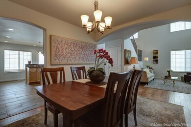 Spacious dining room