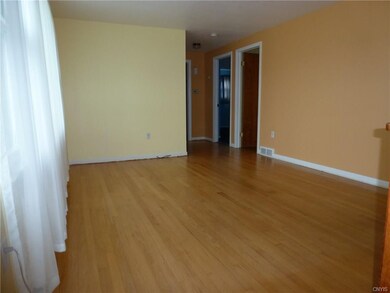 View of living room from the entry