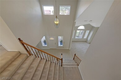 Looking down from the top of the Stairs you can se