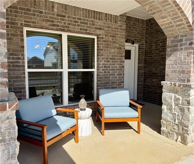 Covered front porch