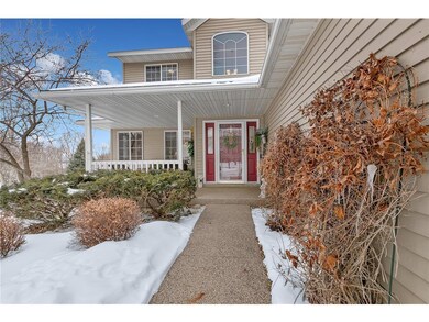 Inviting front porch