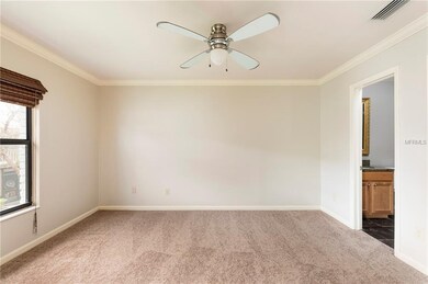 Fresh carpet and paint in the 14 x 11 Master bedroom