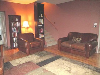 Living Room. Off the living room is the Mstr Bdrm 