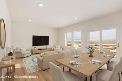 VS Living Room with Backyard Views