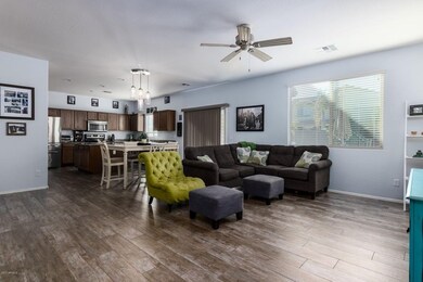 Open family room
