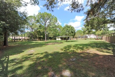 Deep back yard