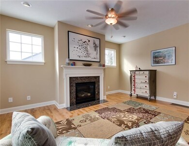 Fireplace is gorgeous and such a lovely focal poin