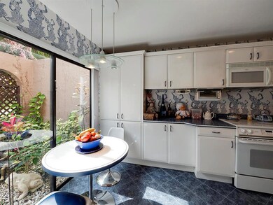 VIEW OF PATIO FROM KITCHEN