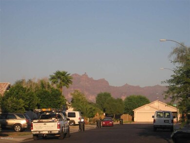 View from in front of the house
