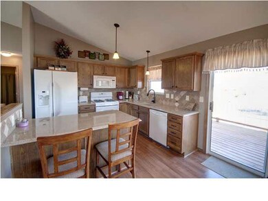 Kitchen with Granite Countertops