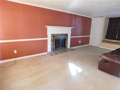 Family Room - Wood burning Fireplace