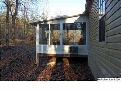 Side view of sunroom.