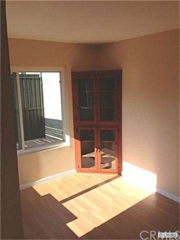 Eating area with built in cabinetry
