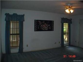 Master bedroom.  Double walk-in closets to far rig
