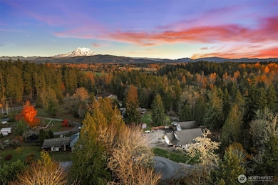 Mount Rainier from the front yard