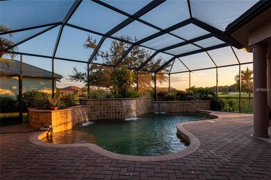 Paver Pool/spa with privacy wall (white plugs on p