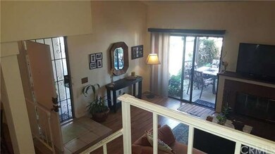Living room overlooking front patio