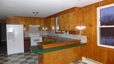 A bright, fully-functional kitchen....
