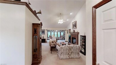 View walking in to vaulted great room!