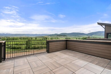 Third floor patio with heated flooring