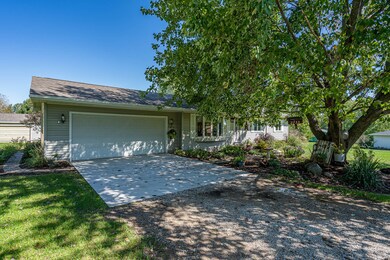 Attached 2 Car garage w/ new driveway