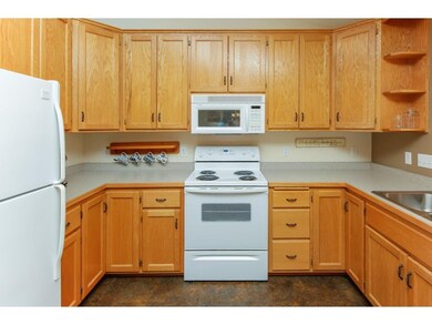 well maintained cabinets with plenty of room and c