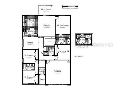 1st Floor Plan - Not actual home for sale, picture is stock photo.