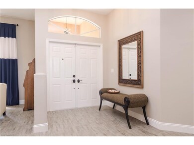Foyer opens up to the dining room and living room