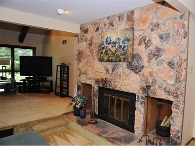 Other. sunken sitting room with log burning firepl