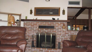 Cozy fireplace