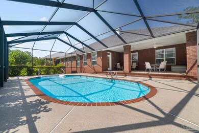 overlooking the golf course