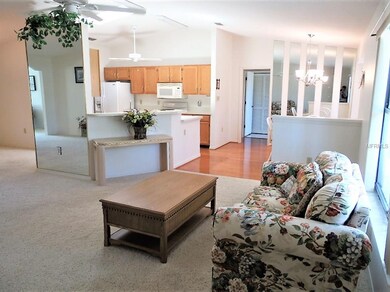 Living room towards kitchen