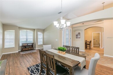 Dining and living room combination.